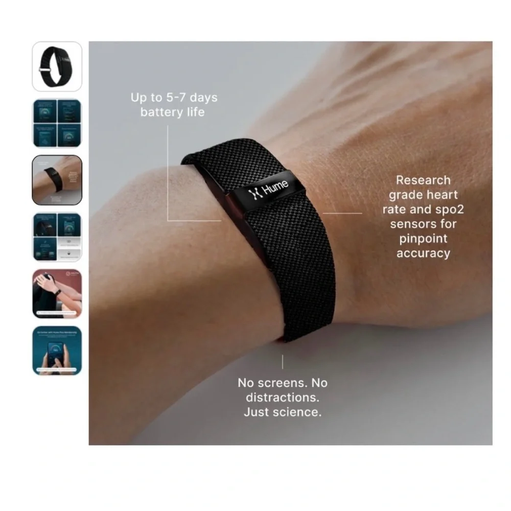 Pink Fabric Fitness Tracker Band — Comfortable Replacement Wristband